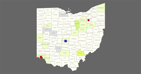 Cities In Ohio & Interactive Map .